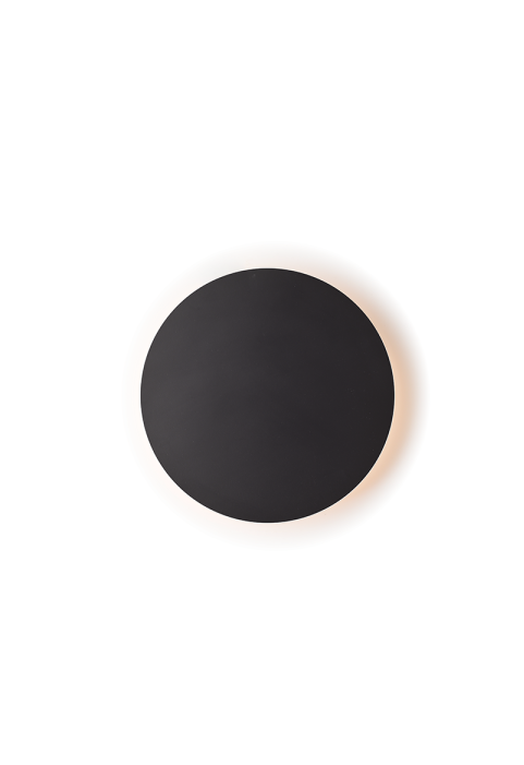 АПЛИК ЛЕД 15W 3000Κ ЧЕРНО  MDF КРЪГ  Φ30ΧΗ3,6CM ECLIPSE