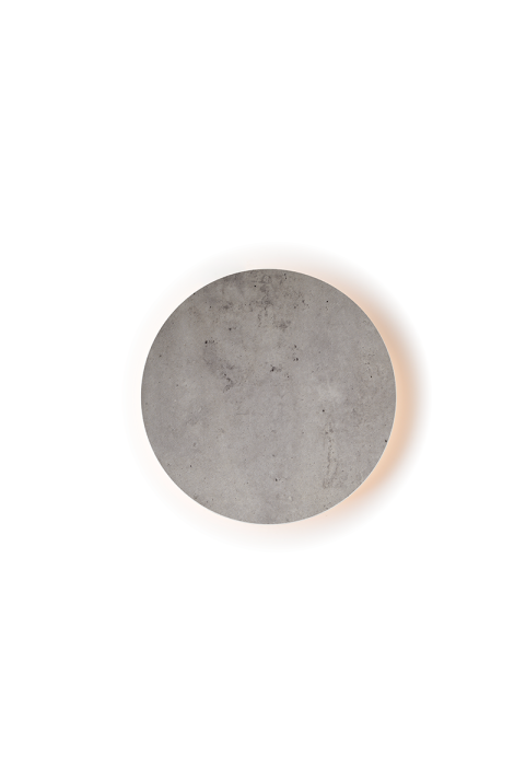 АПЛИК ЛЕД 15W 3000Κ   ЦВЯТ ЦИМЕНТ  MDF КРЪГ Φ30ΧΗ3,6CM ECLIPSE
