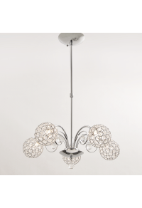 ПОЛИЛЕЙ ACA LIGHTING /  5XG9 CRYSTAL BALLS SKYLAR