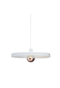 ПЕНДЕЛ ACA LIGHTING / 1XE27 METAL WHITE D60XH120CM DOMENICA