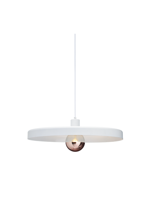ПЕНДЕЛ ACA LIGHTING / 1XE27 METAL WHITE D60XH120CM DOMENICA