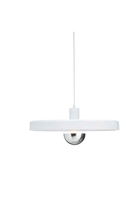 ПЕНДЕЛ 1ΧΕ27 БЯЛ МЕТАЛ Φ50ΧΗ120CM DOMENICA