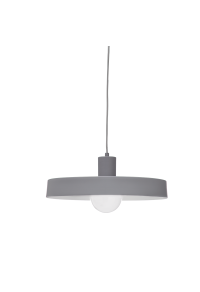 ПЕНДЕЛ ACA LIGHTING / 1XE27 METAL GREY Φ36XH120CM DOMENICA