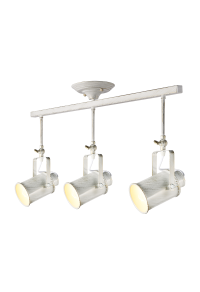 NETTO CEILING 3XE27 METAL WHITE GOLD PATINΑ 17X76XH38CM POMPEII