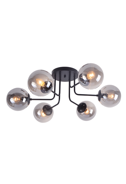 ПЛАФОН BOMBAY / ROOF R/C 6X14 METALLIC BLACK+TINTED GLASS BOMBAY