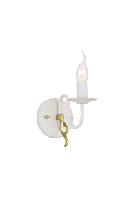 NETTO WALL MOUNTED 1XE14 METAL PATINΑ GOLD 12X18X20CM VELVET