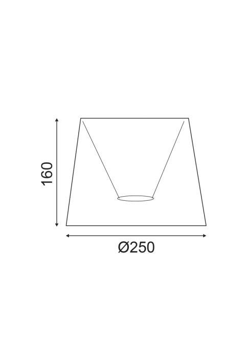 АМПАЗУР БЕЗАВО Φ25CM С СТОИКА ЗА Ε14