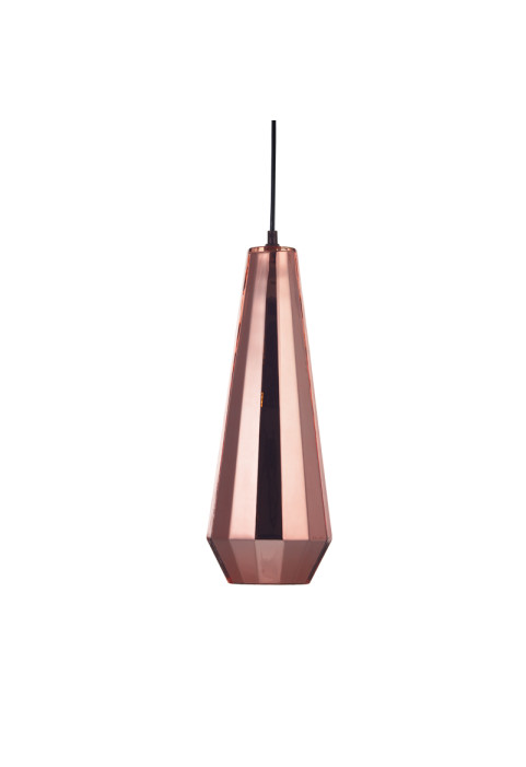 ПЕНДЕЛ 1ΧΕ27 СТЪКЛО БРОНЗОВО Φ15ΧΗ145CM