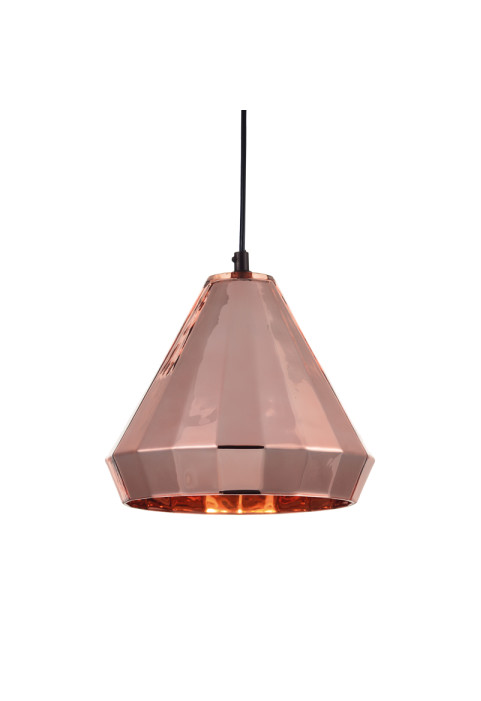 ПЕНДЕЛ 1ΧΕ27 СТЪКЛО БРОНЗОВО Φ22ΧΗ125CM