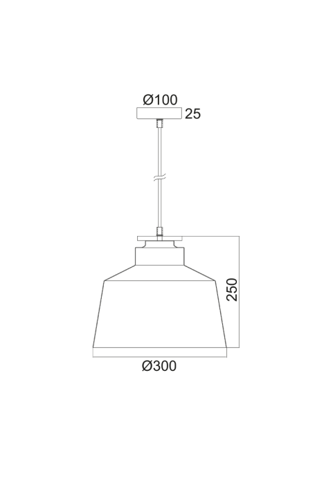 ПЕНДЕЛ 1ΧΕ27 МЕТАЛНО ЧЕРНО+ДЪРВО Φ30ΧΗ120CM AENEAS