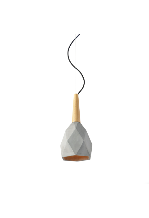 ПЕНДЕЛ 1ΧΕ27 ЦИМЕНТ+ДЪРВО Φ20ΧΗ120CM DIODUS