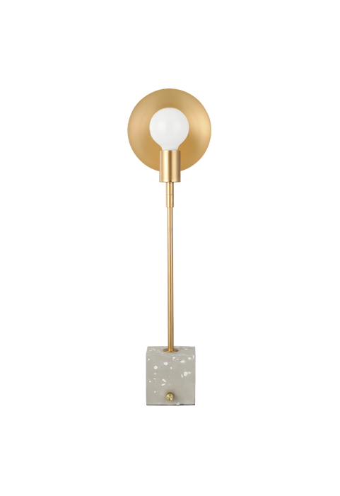 NETTO TABLE LIGHT 1XE27 METALLIC ANTIQUE BRASS 18X10XH60CM GEMINI