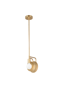 ПЕНДЕЛ ACA LIGHTING / 1XE27 METALLIC ANTIQUE BRASS 18Χ15ΧΗ82CM GEMINI