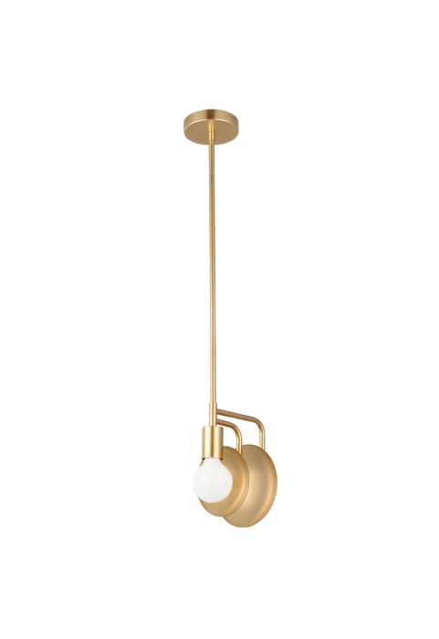 ПЕНДЕЛ ACA LIGHTING / 1XE27 METALLIC ANTIQUE BRASS 18Χ15ΧΗ82CM GEMINI