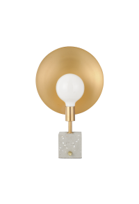 NETTO TABLE LIGHT 1XE27 METALLIC ANTIQUE BRASS 18X10XH35CM GEMINI