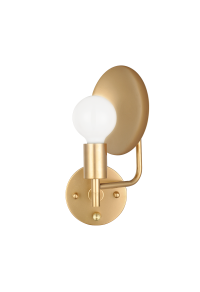 NETTO WALL MOUNTED 1XE27 METALLIC ANTIQUE BRASS 18Χ10ΧΗ30CM GEMINI