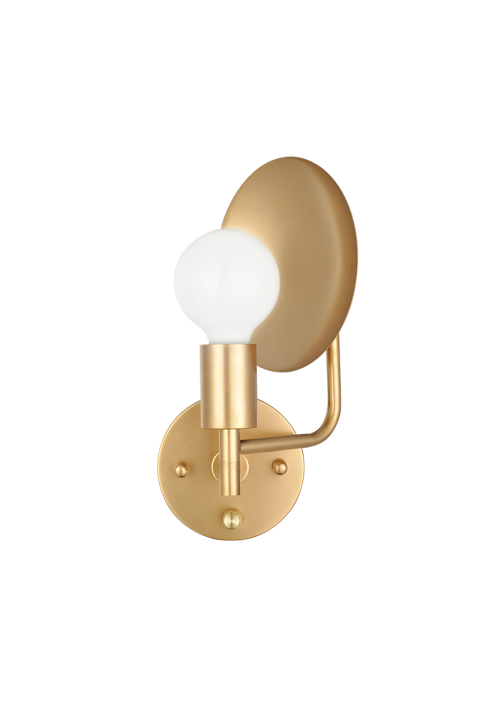 NETTO WALL MOUNTED 1XE27 METALLIC ANTIQUE BRASS 18Χ10ΧΗ30CM GEMINI