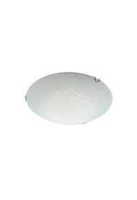 СТЪКЛЕНА ПЛАФОНИЕРА  Φ30CM 2XE27