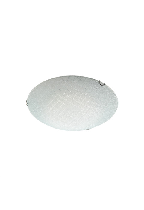 СТЪКЛЕНА ПЛАФОНИЕРА  Φ30CM 2XE27