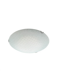 СТЪКЛЕНА ПЛАФОНИЕРА Φ40CM 3XE27