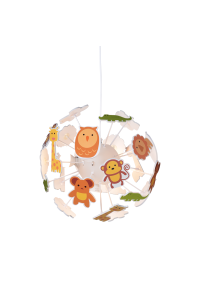 ДЕТСКИ ПЕНДЕЛ  4ΧΕ14 С ЖИВОТНИТЕ  Φ35ΧΗ80CM ZOO