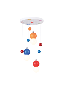 ДЕТСКИ ПОЛИЛЕЙ 3ΧΕ27 КОЛОРЕТЕН Φ30ΧΗ60CM BUBBLES