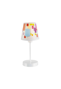 NETTO KIDS TABLE LIGHT 1XE14 MULTICOLOR SHADE Φ14ΧΗ29CM RAINBOW