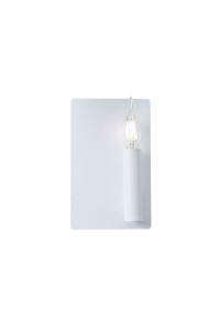 АПЛИК 1XE14 METAL WHITE 14Χ7ΧΗ22CM MARRIOT