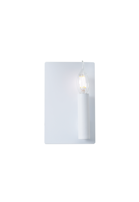 АПЛИК 1XE14 METAL WHITE 14Χ7ΧΗ22CM MARRIOT