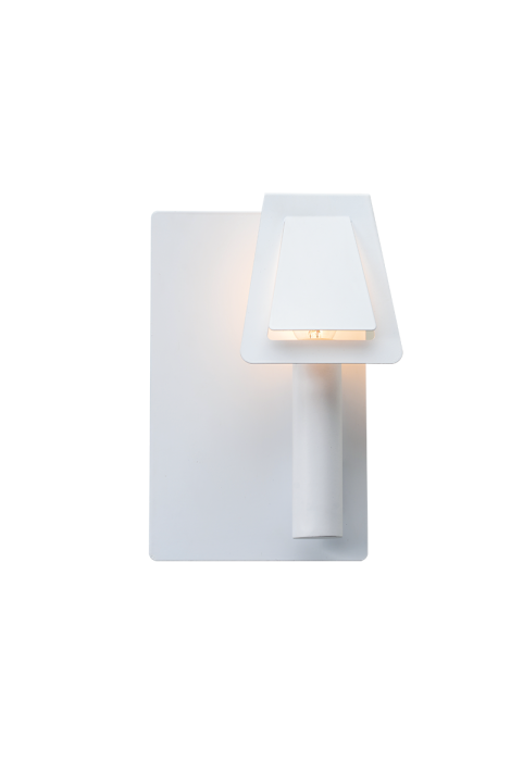 АПЛИК 1XE14 METAL WHITE 15Χ11ΧΗ23CM MARRIOT