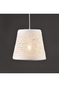 ПЕНДЕЛ PETRA / PENDANT LAMP 1XE27 WHITE CANE Φ31X107CM PETRA