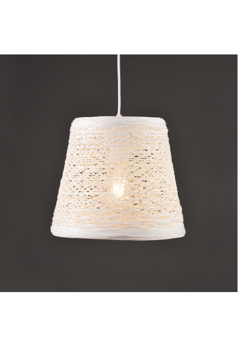 ПЕНДЕЛ PETRA / PENDANT LAMP 1XE27 WHITE CANE Φ31X107CM PETRA