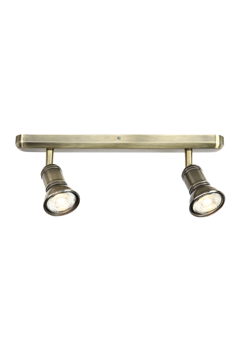 СПОТ BRULEE / WALL MOUNTED LIGHT 2XGU10 BRONZE METALLIC 3X6,2X14CM BRULEE