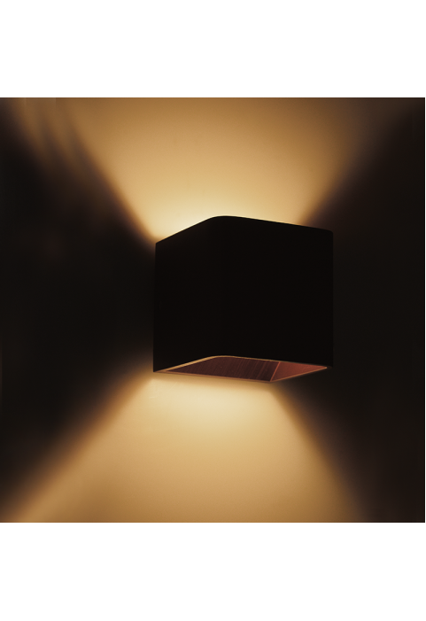 АПЛИК ЛЕД ЦВЯТ ДЪРВО UPDOWN CUBE 1X3W 230V 300 NEPHELE