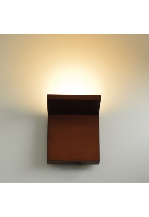NETTO WALL MOUNTED WOOD COLOR LED UPSIDE TETRIS 4W 230V 3000K 30000HRS 10Χ101Χ10CM TETRIS