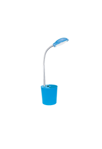 NETTO LED DESK LAMP 5W 4000Κ PENCILCASE BLUE 230V Φ11ΧΗ49CM HULLEN