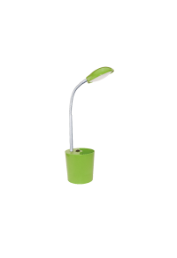NETTO LED DESK LAMP 5W 4000Κ PENCILCASE GREEN 230V Φ11ΧΗ49CM HULLEN