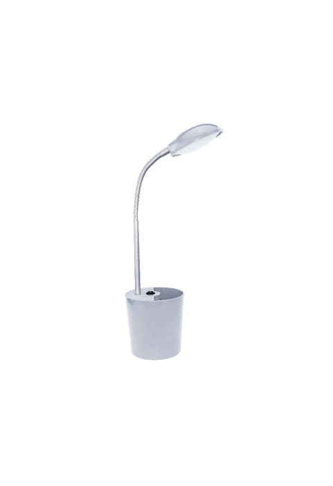 NETTO LED DESK LAMP 5W 4000Κ PENCILCASE GREY 230V Φ11ΧΗ49CM HULLEN
