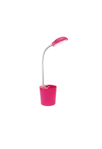 NETTO LED DESK LAMP 5W 4000Κ PENCILCASE PINK 230V Φ11ΧΗ49CM HULLEN