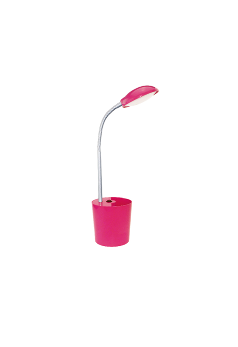 NETTO LED DESK LAMP 5W 4000Κ PENCILCASE PINK 230V Φ11ΧΗ49CM HULLEN