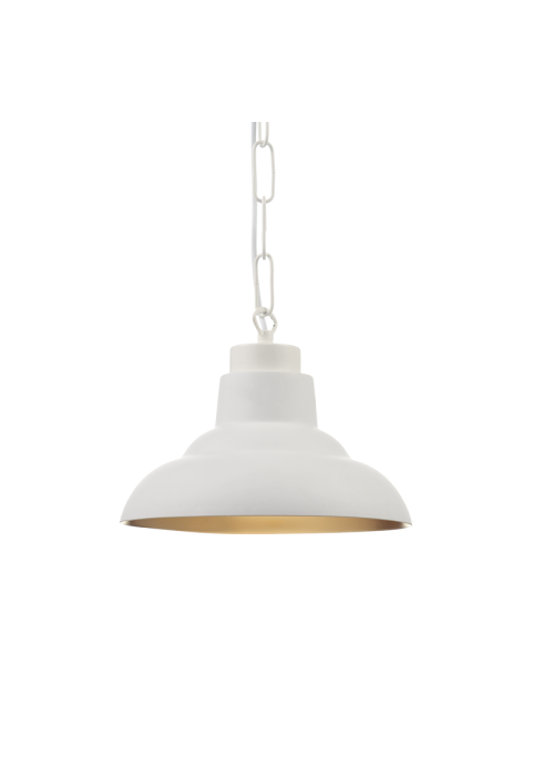 NETTO GLASS WHITE MAT OUTSIDE- GOLD ANTIQUE INSIDE Φ25ΧΗ13CM FOR E27 VANCOUVER