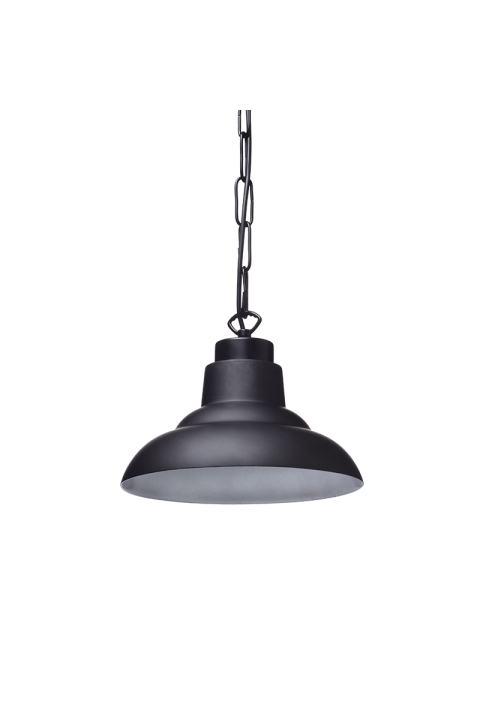 NETTO GLASS BLACK MAT OUTSIDE- SILVER INSIDE Φ40ΧΗ20,5CM FOR E27 VANCOUVER