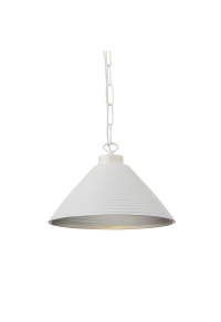 NETTO GLASS WHITE MAT OUTSIDE- SILVER INSIDE Φ30ΧΗ14CM FOR E27 TOKYO