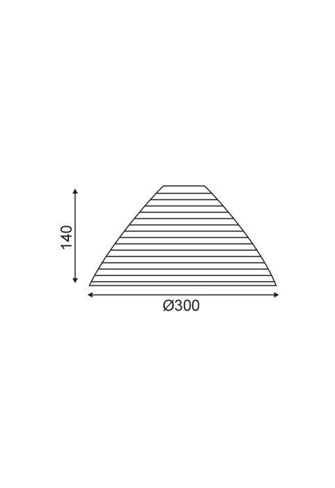 NETTO GLASS WHITE MAT OUTSIDE- SILVER INSIDE Φ30ΧΗ14CM FOR E27 TOKYO