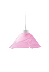 NETTO GLASS NO379 D33 W. ALABASTER PINK SATIN MELROSE