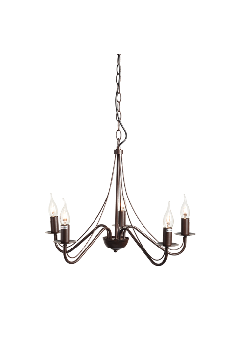 ПОЛИЛЕЙ ACA LIGHTING / METAL BROWN 5ΧΕ14 PALMYRA