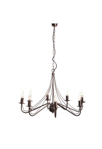 ПОЛИЛЕЙ ACA LIGHTING / METAL BROWN 8ΧΕ14 PALMYRA