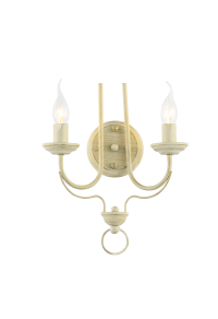 МЕТАЛНА АПЛИКА 2XE14 ПАТИНА 19Χ14ΧΗ33,8cm PALMYRA