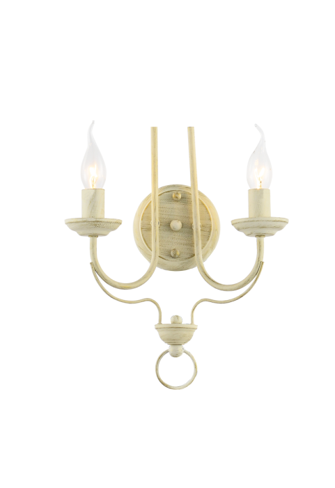 МЕТАЛНА АПЛИКА 2XE14 ПАТИНА 19Χ14ΧΗ33,8cm PALMYRA