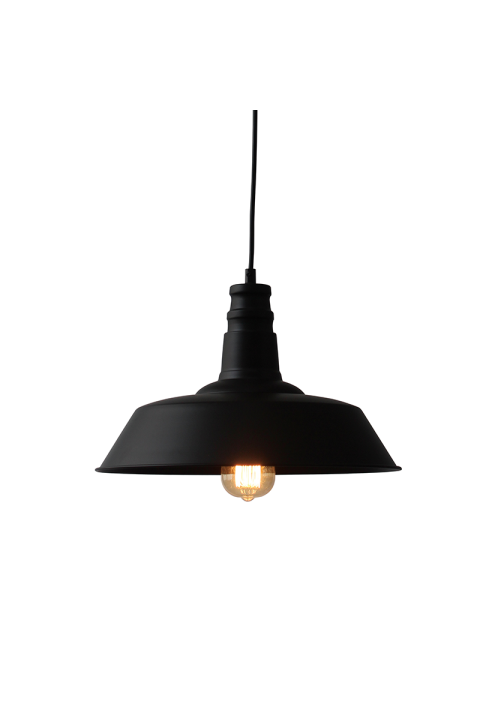 ПЕНДЕЛ МЕТАЛЕН ЧЕРЕН Φ36CM 1ΧE27 MINORE